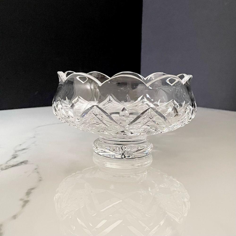 5" Scalloped Footed Bowl by Waterford Crystal